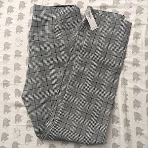NWT Old Navy Plaid High Waisted Ankle Pants